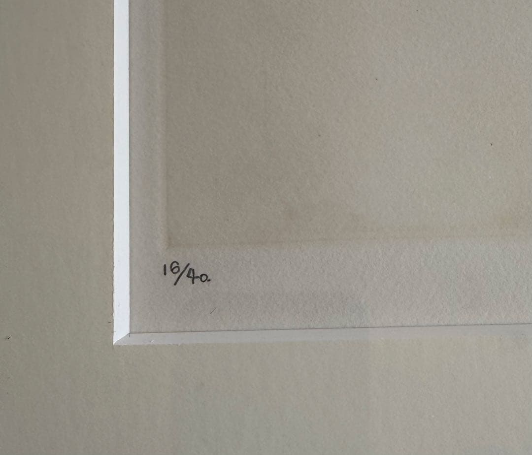 吉岡弘昭[ユビユの犬]エッチング　サイン有エディション有