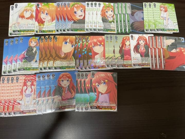 ヴァイスシュヴァルツ 五等分の花嫁 SR RR PRセット商品