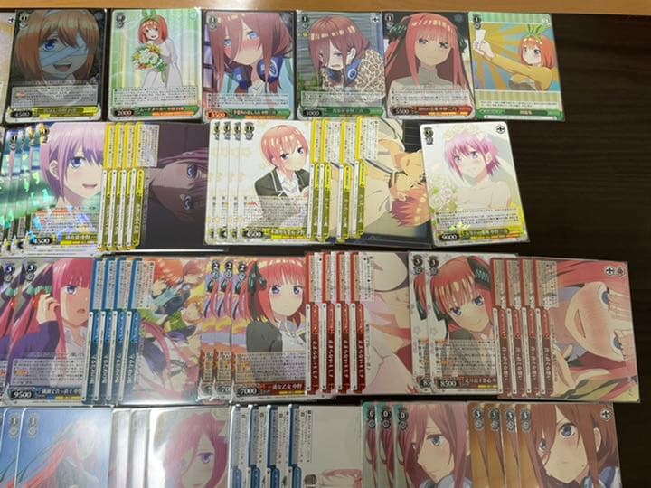 ヴァイスシュヴァルツ 五等分の花嫁 SR RR PRセット商品