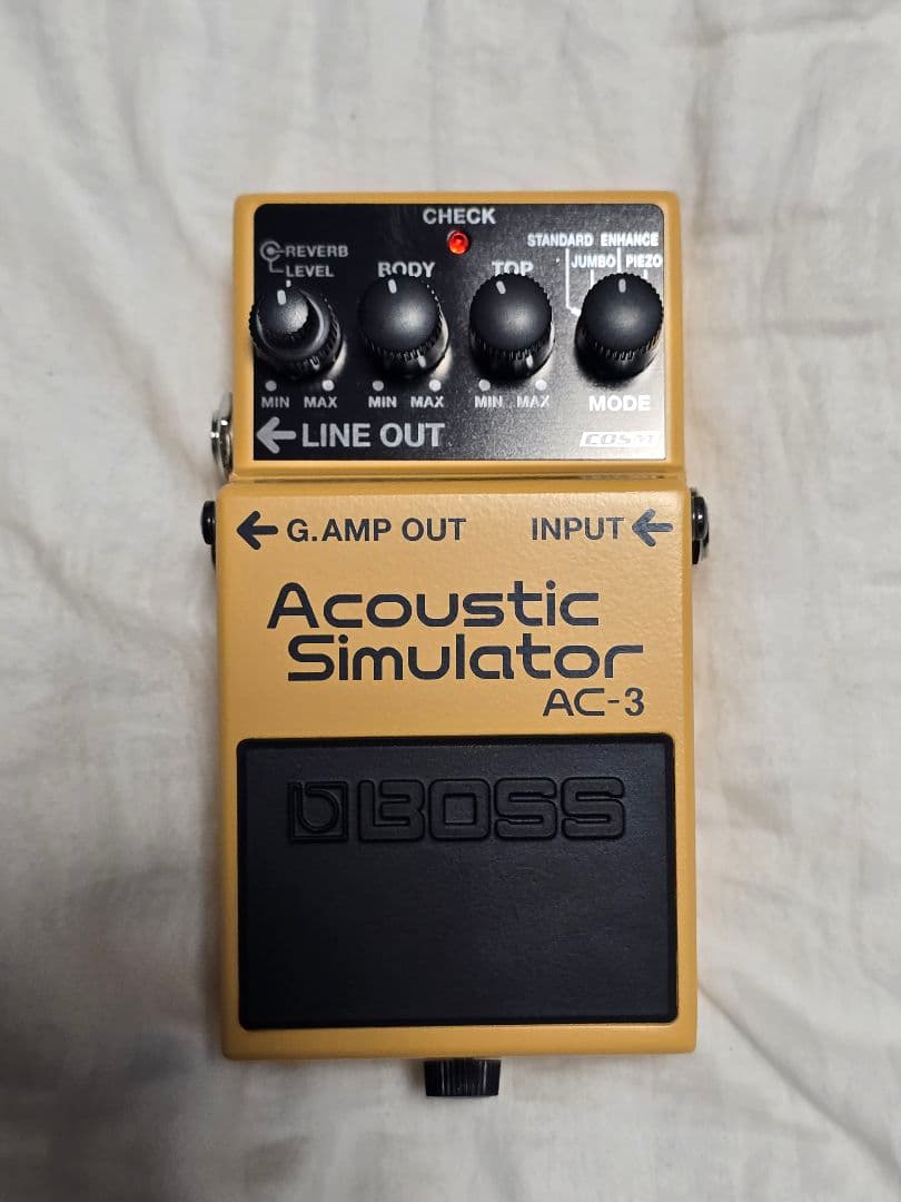 ギター BOSS AC-3 acoustic simulator