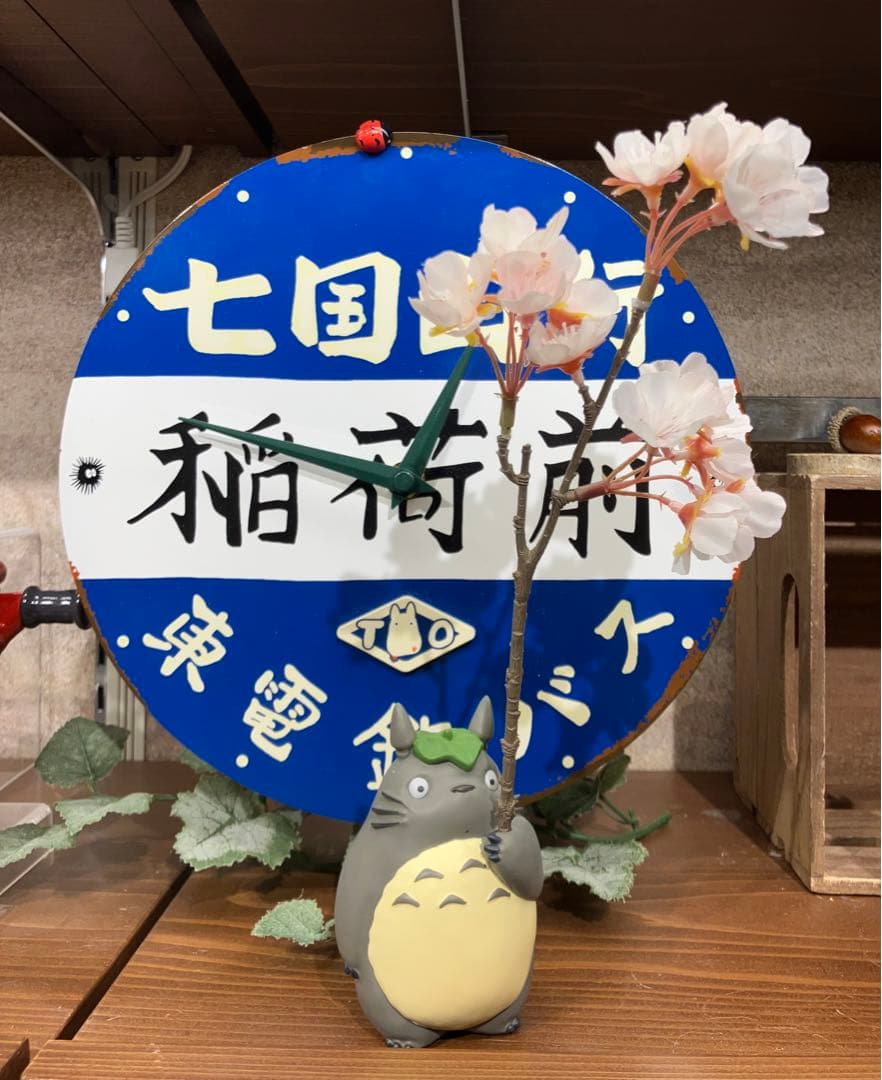 【サクラ満開…】トトロが春を連れて来るヨ… トトロのお花傘　どんぐり共和国桜付き