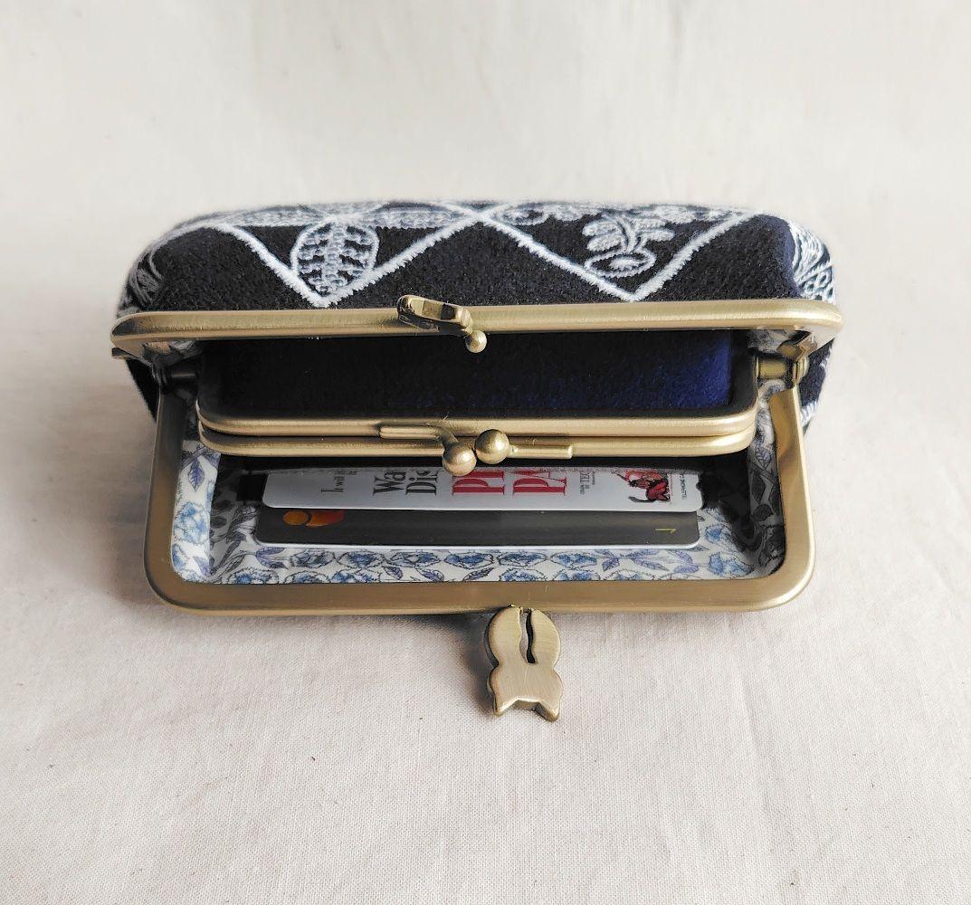 ミナペルホネン シンフォニー 親子がま口（ネコ） 財布