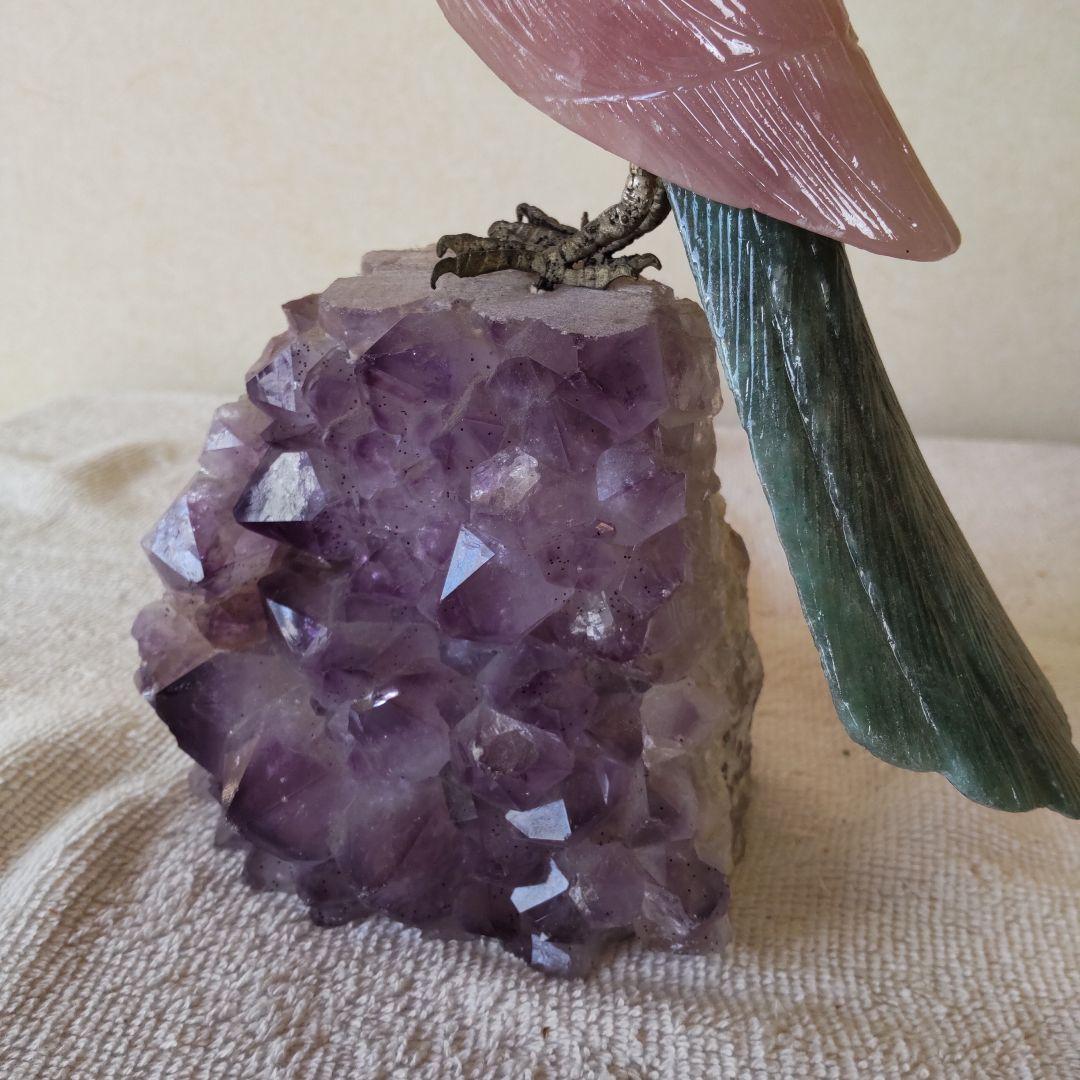 アメジストクラスター　鳥　1.5㎏