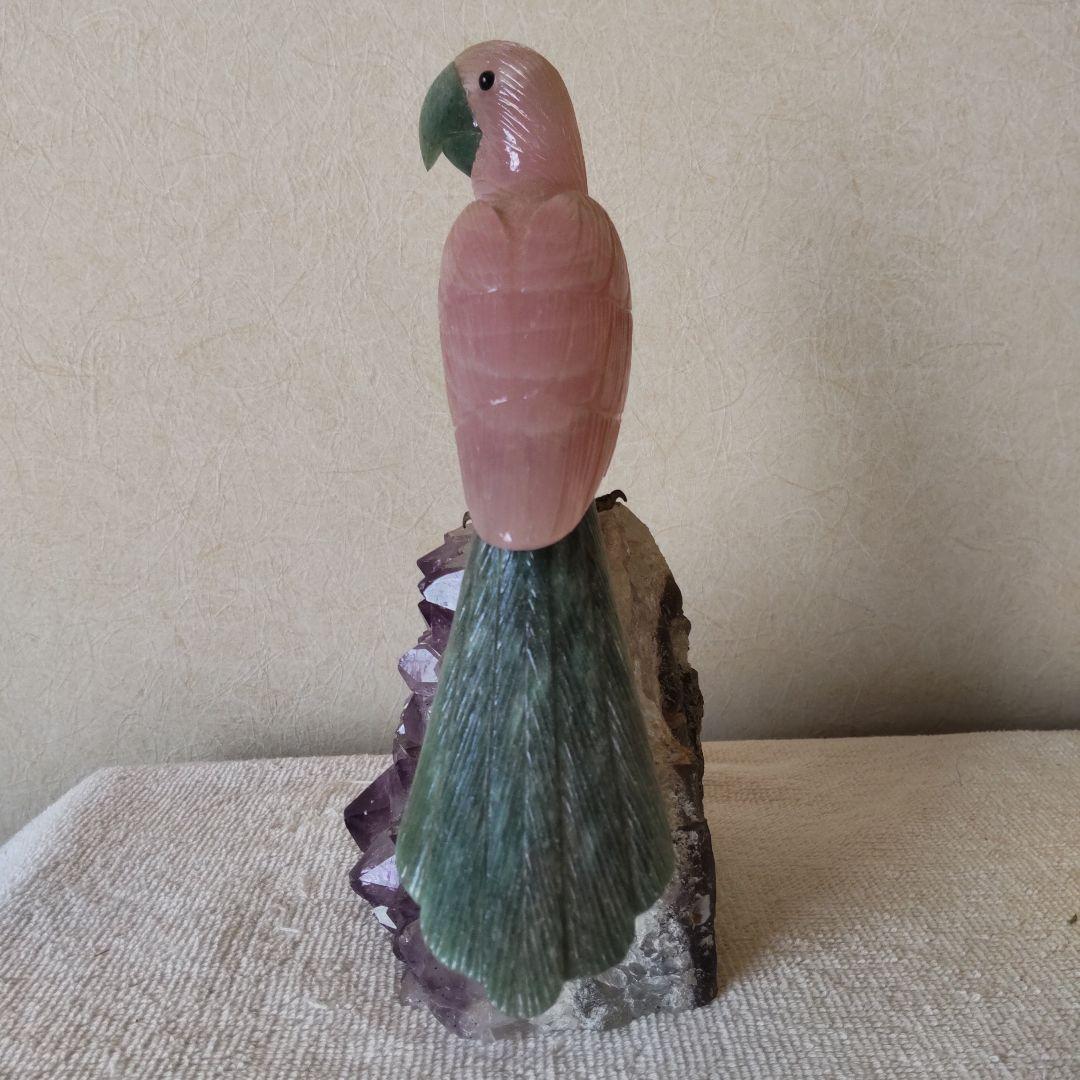 アメジストクラスター　鳥　1.5㎏