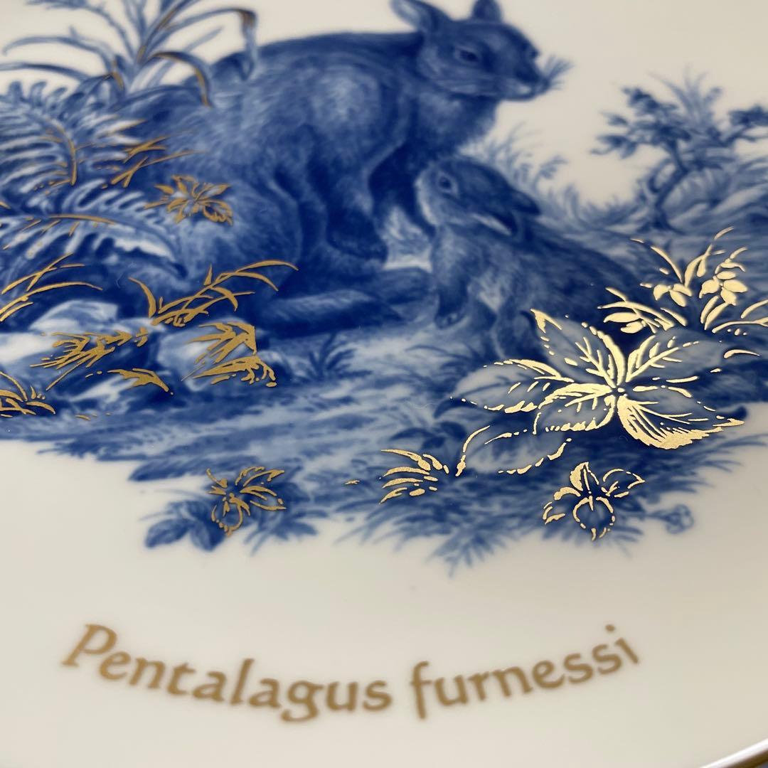 ・日本保護動物シリーズ・５枚セット・マイセン・直径１８.5cm・Meissen・