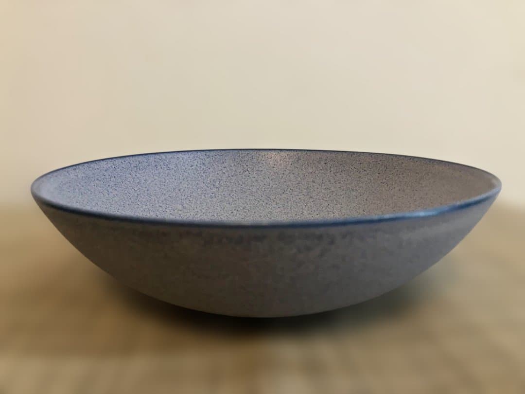 【美濃焼】ブルーグレーのボウル　3枚