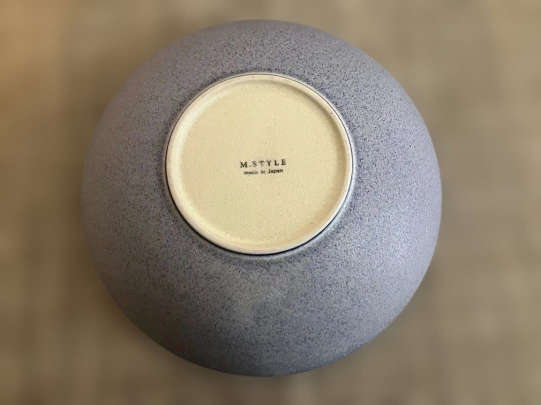 【美濃焼】ブルーグレーのボウル　3枚