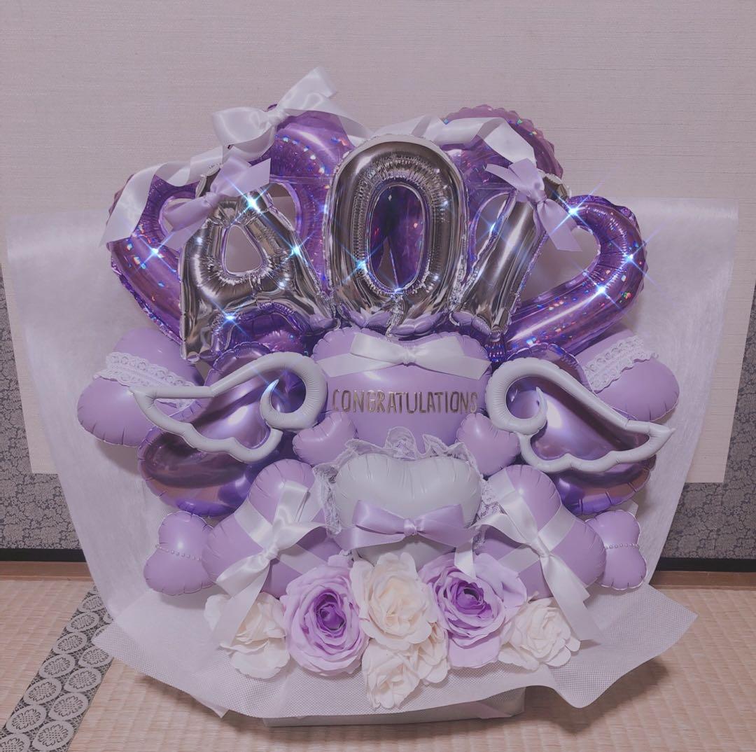 バルーンギフト　バルーンアレンジ  生誕祭　卓フラ　ミーグリ