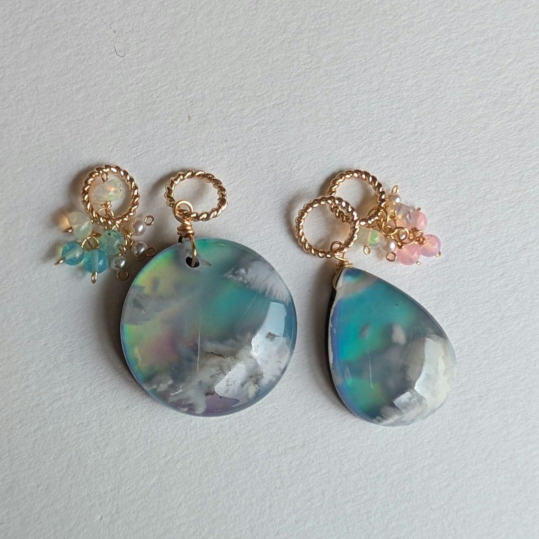 オーロラプルームアゲート ペンダントトップ