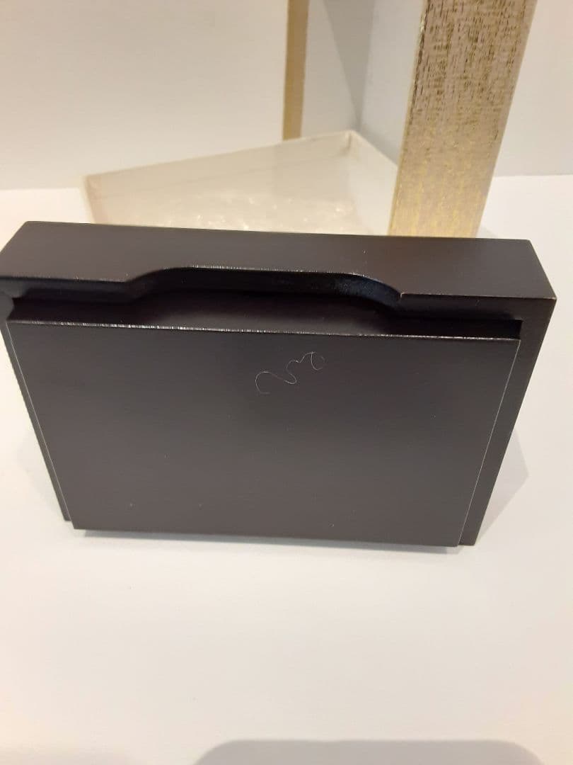 七宝小箱　木製カードケース 葉と果実模箱付き