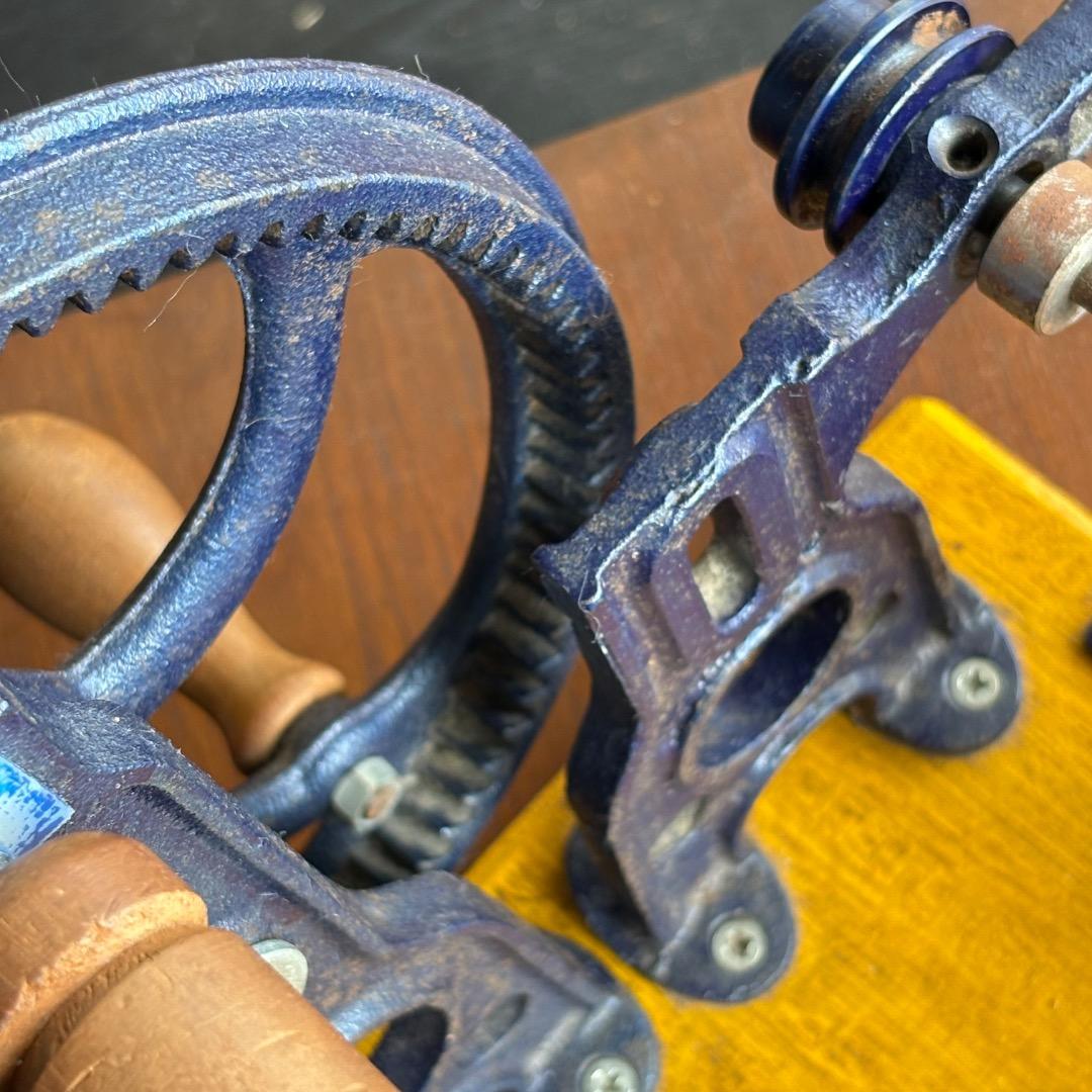 座繰り機　座繰器　歯車式 座車歯車式 高橋治株式会社 　手織り道具