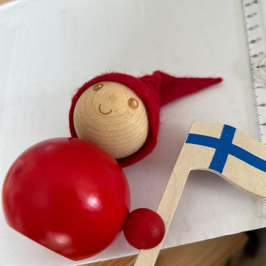 クリスマス木製　置き物