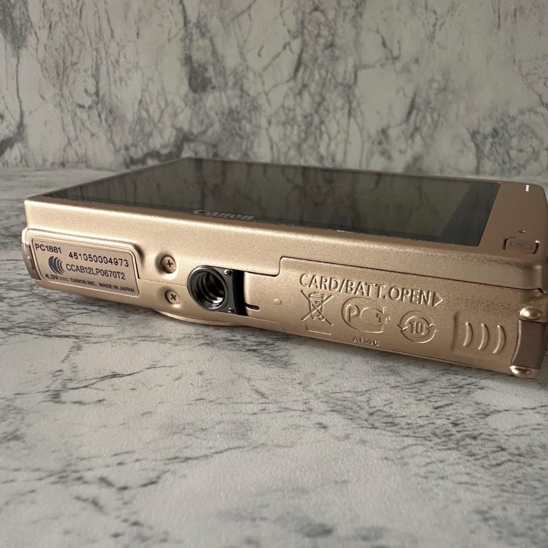 極美品 Canon IXY 430F ゴールド コンパクトデジタルカメラ