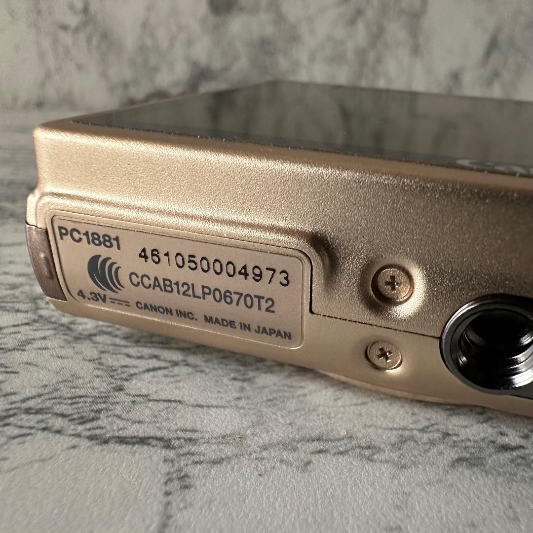 極美品 Canon IXY 430F ゴールド コンパクトデジタルカメラ