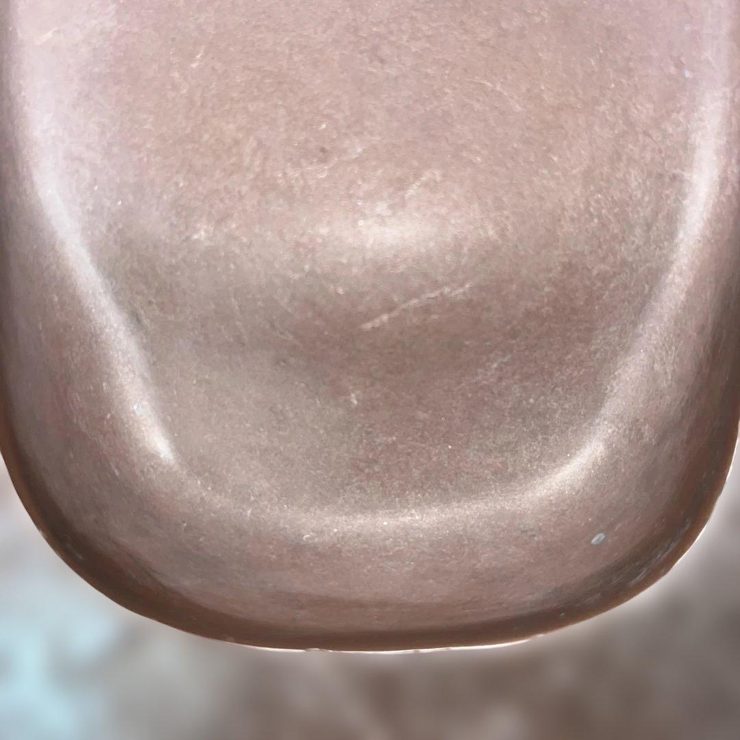 ⭕️赤間硯　野面硯　植野玉泉堂　6寸大　34mmの厚手　墨たっぷり　会津漆塗箱付き