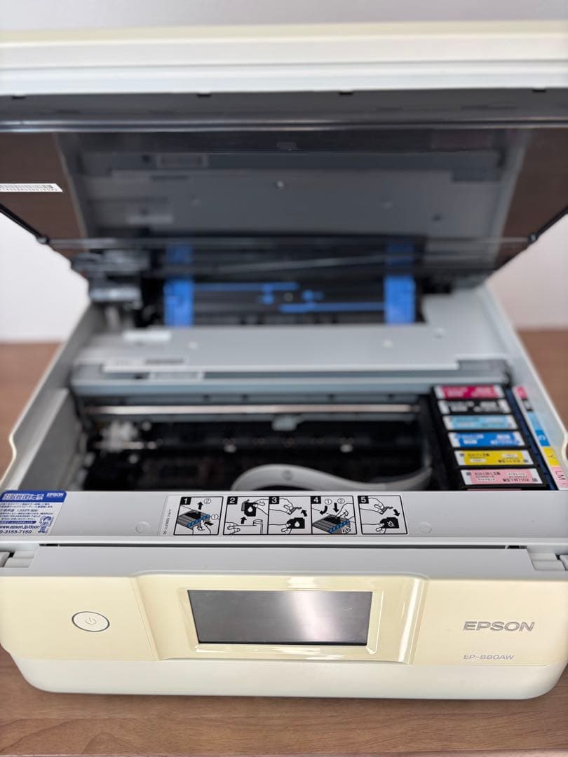 【ジャンク品】EPSON カラリオ プリンター EP880AW　ホワイト