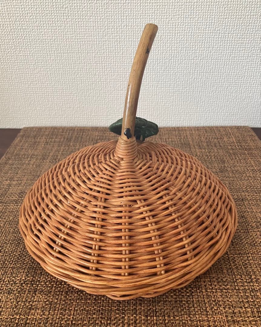 ラタン 果物バスケット (みかん)