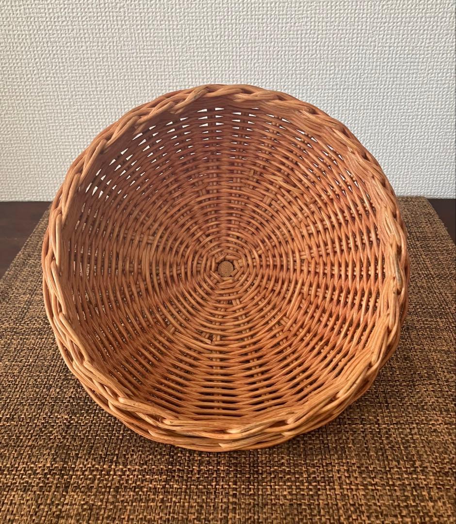 ラタン 果物バスケット (みかん)