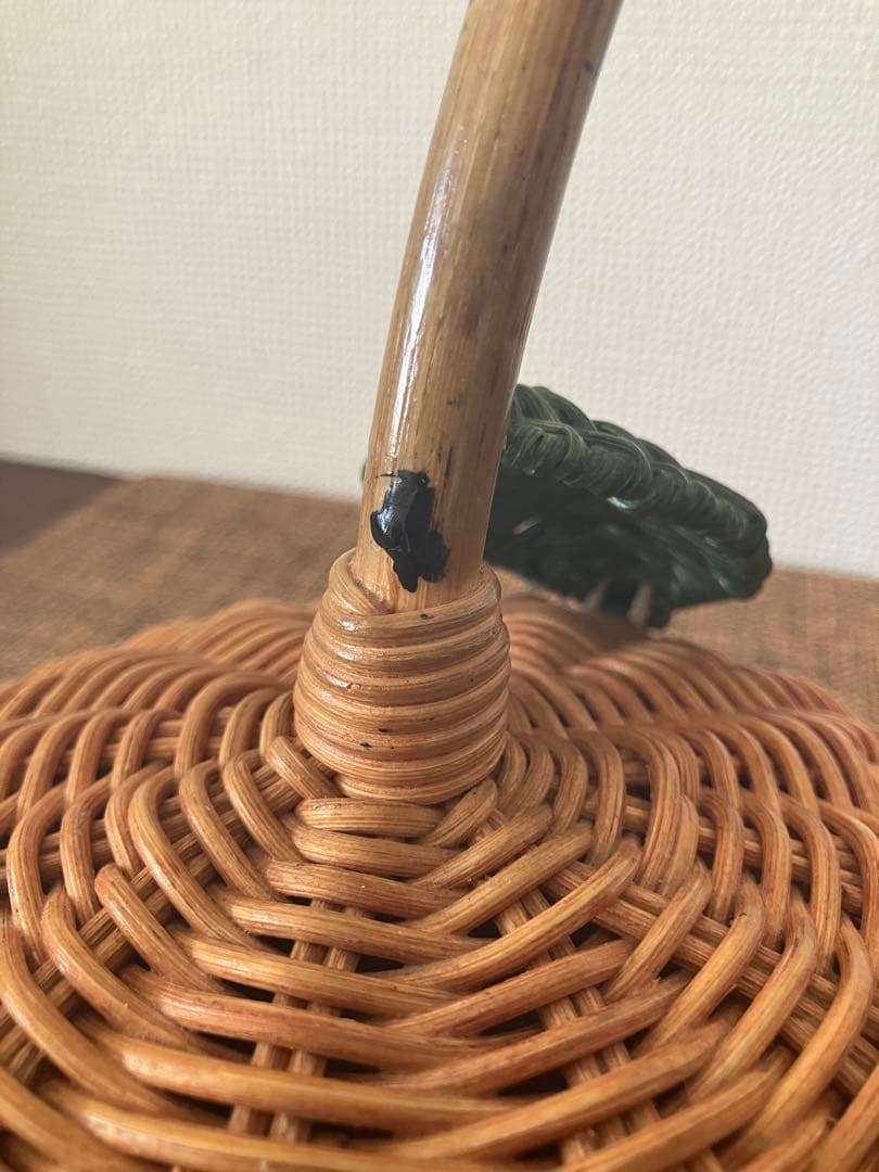 ラタン 果物バスケット (みかん)