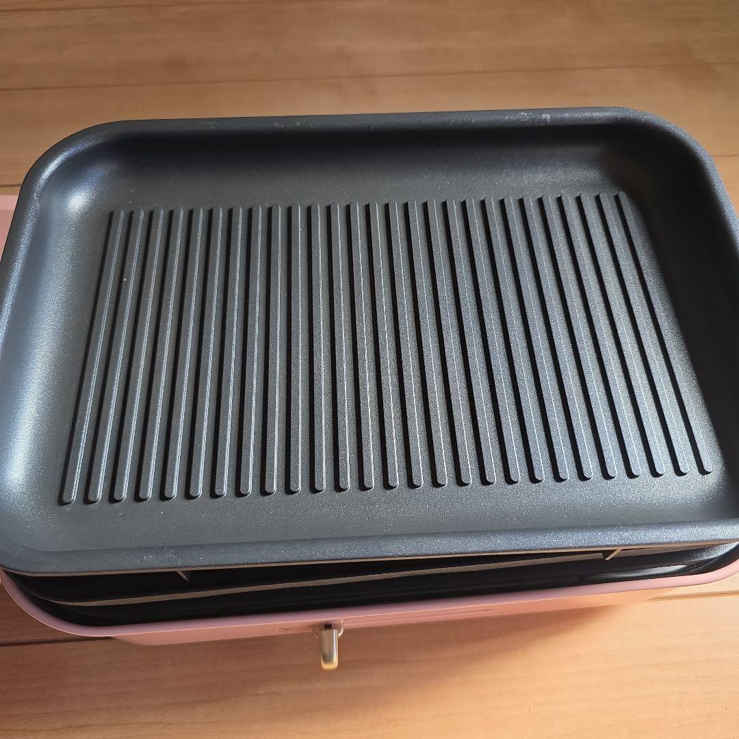 BRUNO ホットプレート ピンク グリルプレート付き