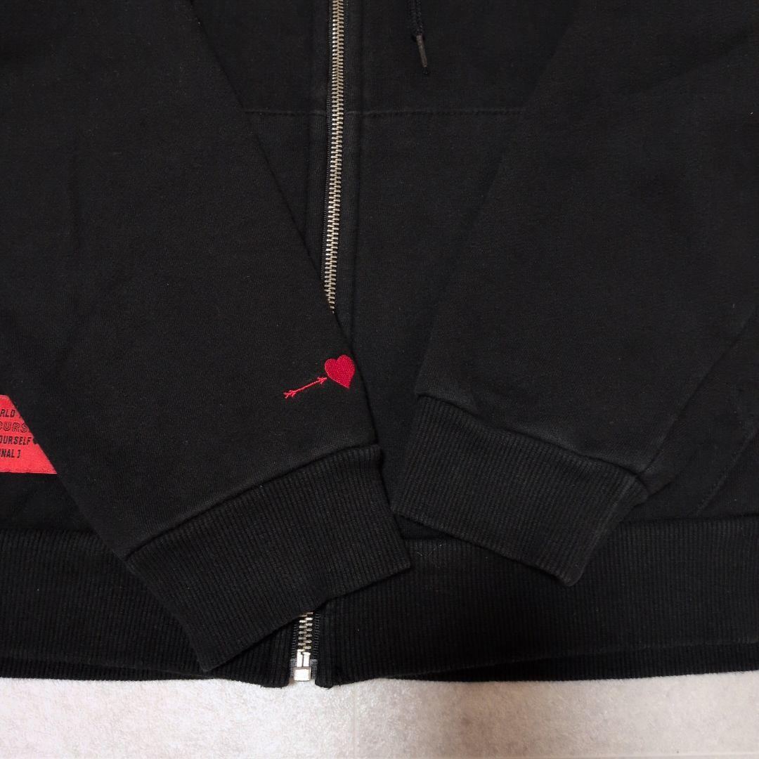 【極美品】BTS 公式 パーカー THE FINAL ジップ 黒 ツアーグッズ