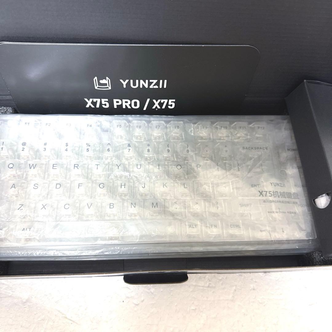 YUNZII X75 PRO キーボード ホットスワップ対応 英語配列