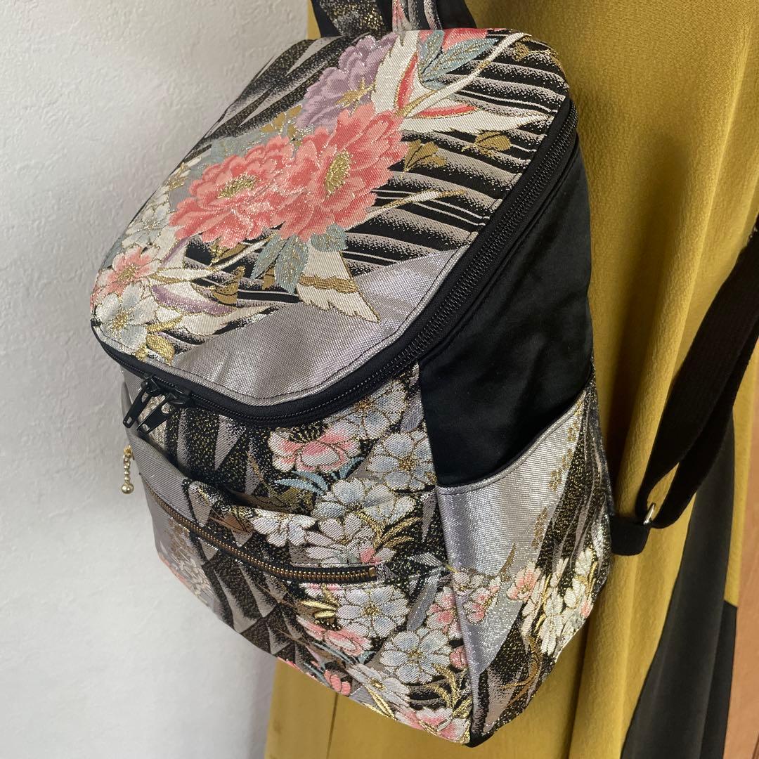 帯リメイクリュック 6-95