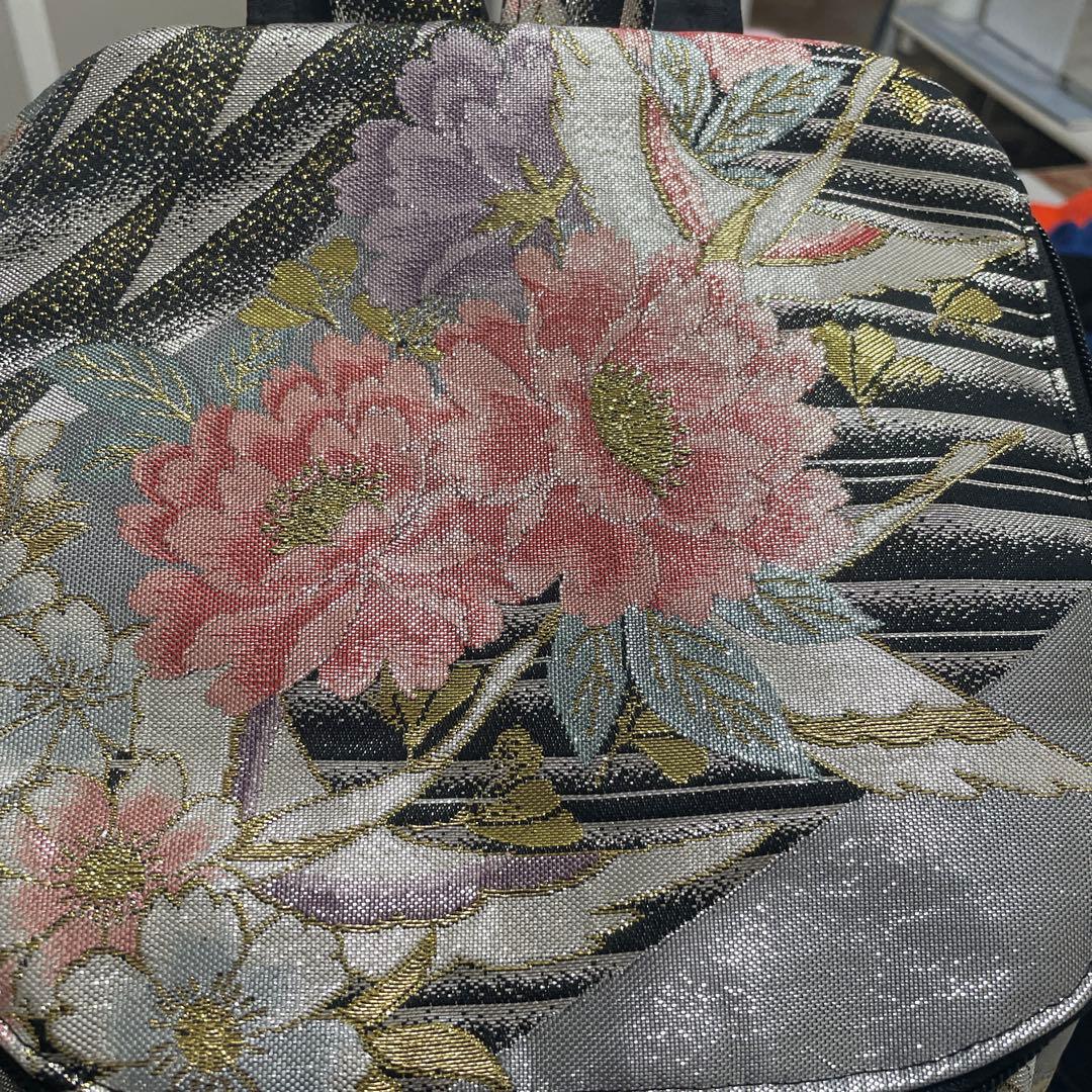 帯リメイクリュック 6-95