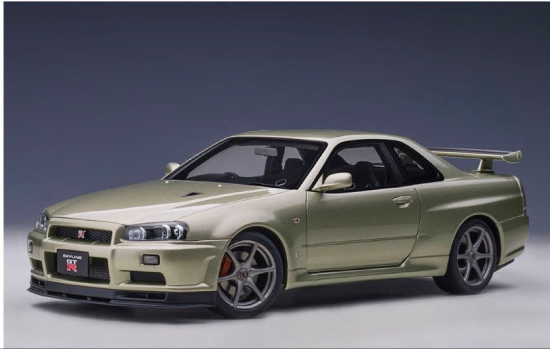 オートアート　1/18 R34 スカイライン GT-R ミレニアムジェイド