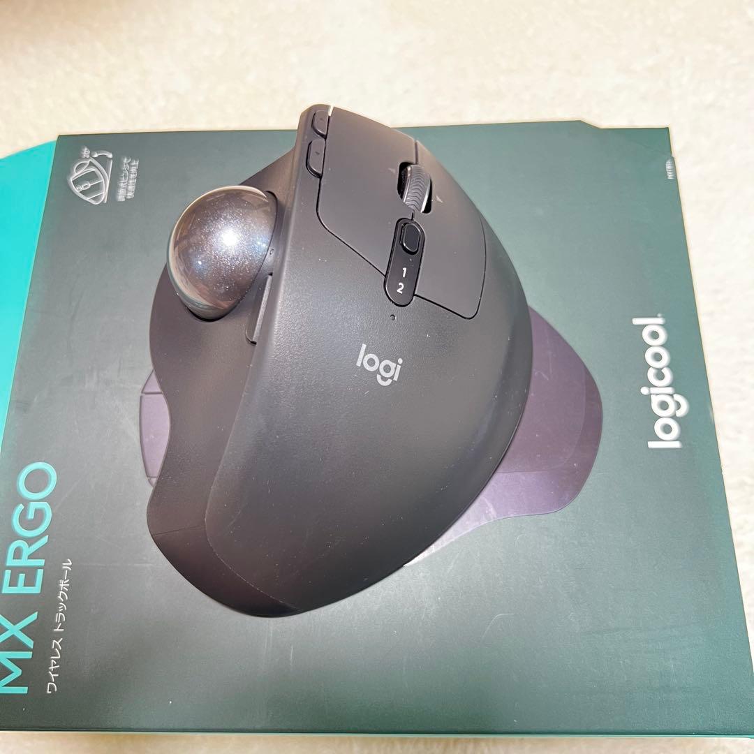 Logicool MX ERGO + 専用ケース付き