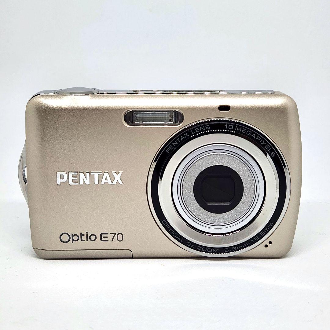 【美品】 PENTAX OPTIO E70 デジカメ 動作品