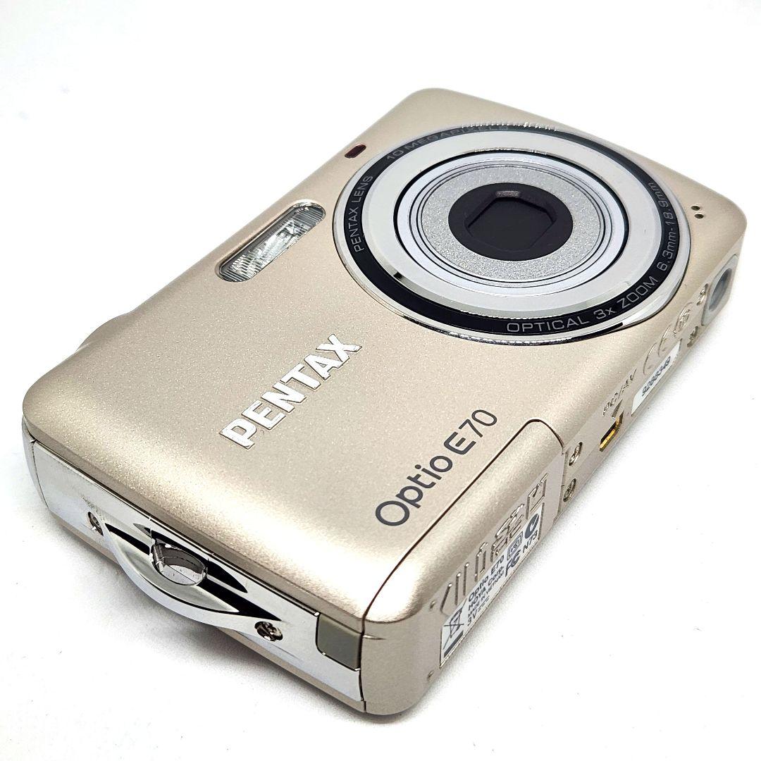 【美品】 PENTAX OPTIO E70 デジカメ 動作品