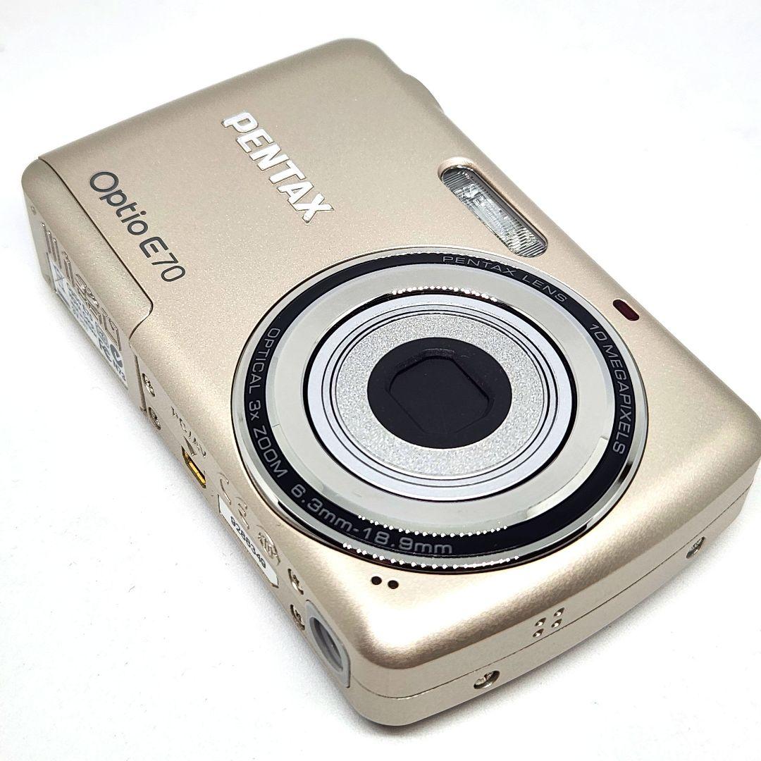 【美品】 PENTAX OPTIO E70 デジカメ 動作品