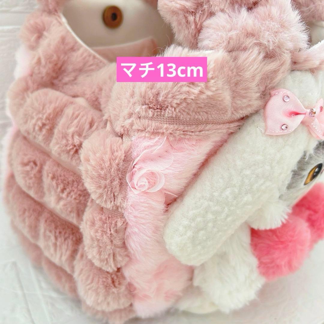 黒*こ様 薔薇＆うさ耳マンドゥちゃん　ポップコーンファー　コヤンイサムチョン　ト