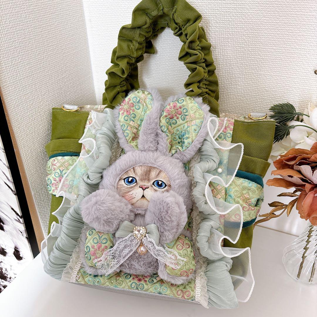 ト*助様 コヤンイサムチョン　ルミちゃんオリーブグリーンバック　インド刺繍　フリ