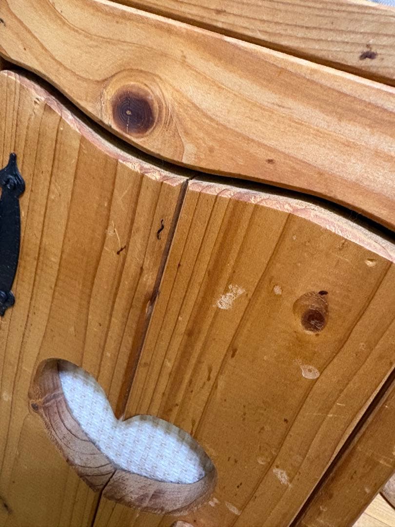 カントリー家具　テレビボード　ハート