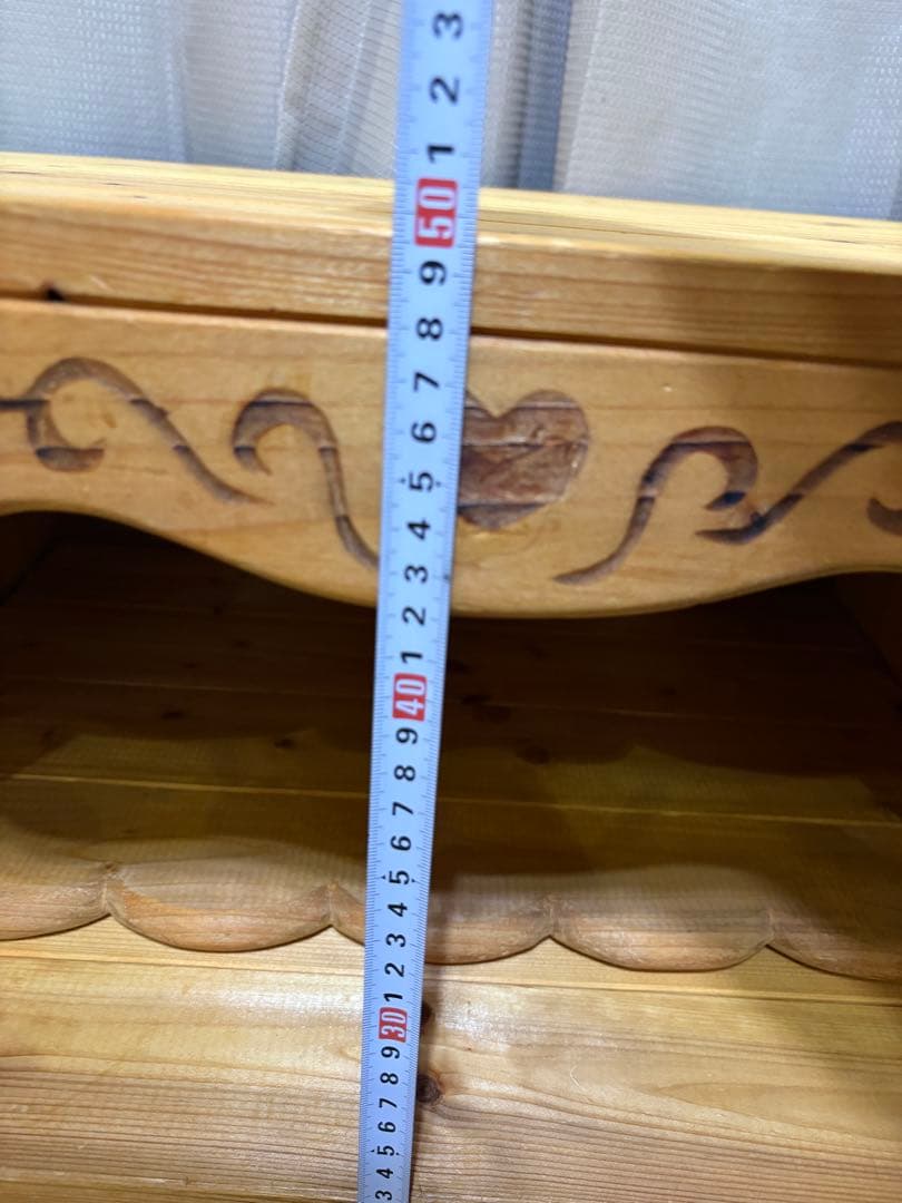 カントリー家具　テレビボード　ハート