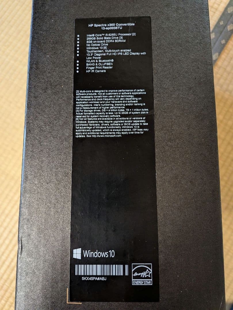 Windowsノート本体 HP Spectre x360 Convertible 13-ap0035TU