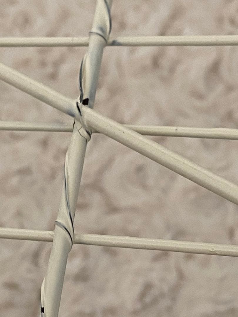 ドールベッド　アンティーク調　シャビー　ワイヤー