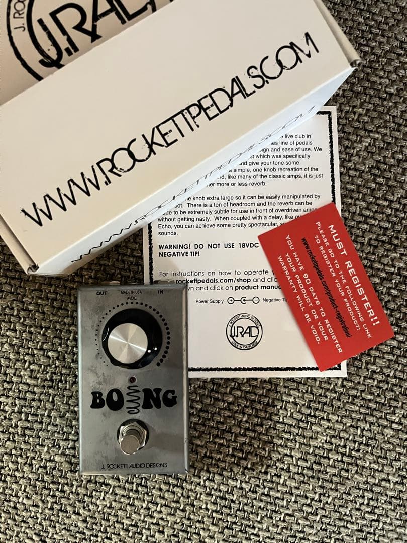 ギター J. Rockett Audio BOING Spring Reverb