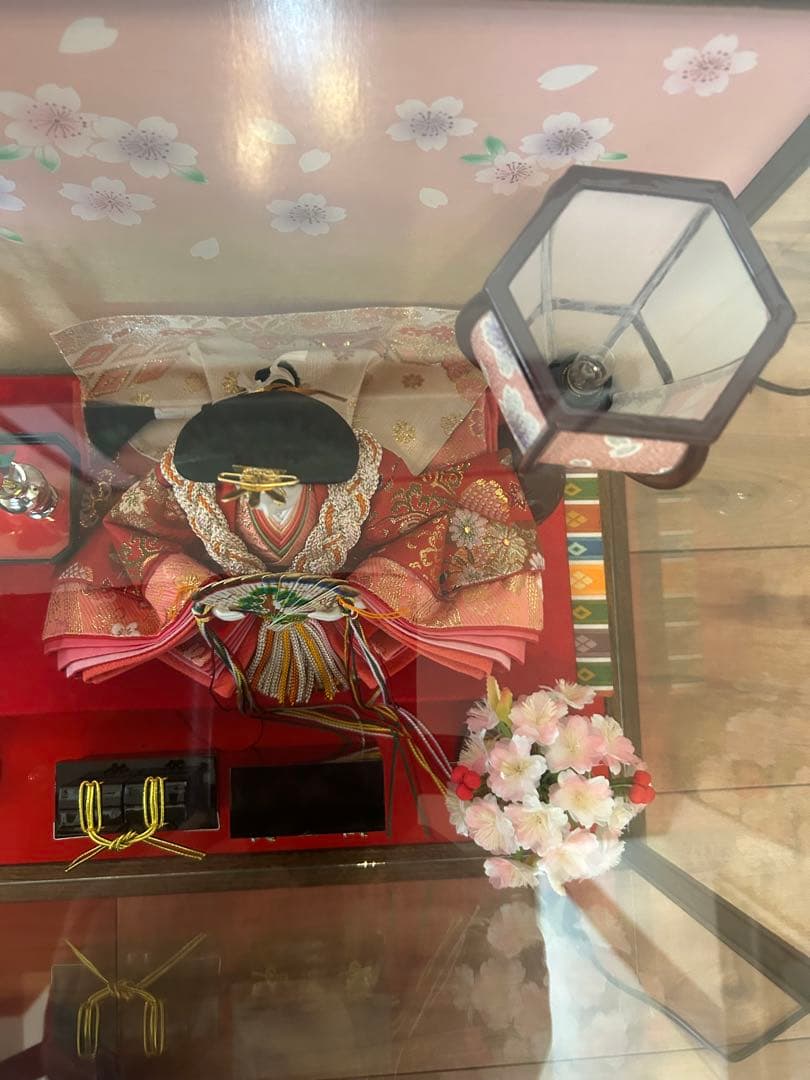 大特価【未使用】雛人形 親王飾り ケース入り 桃の節句 ひなまつり