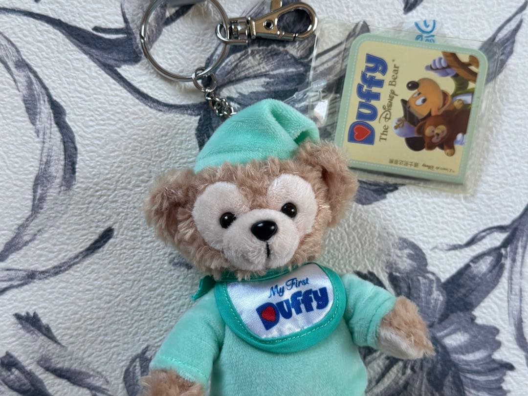 上海ディズニー ダッフィー パジャマ ぬいぐるみキーチェーン