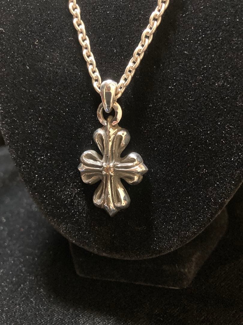 ⑱クロスSTONESペンダント チェーン付き Silver925
