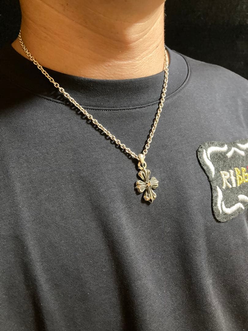 ⑱クロスSTONESペンダント チェーン付き Silver925