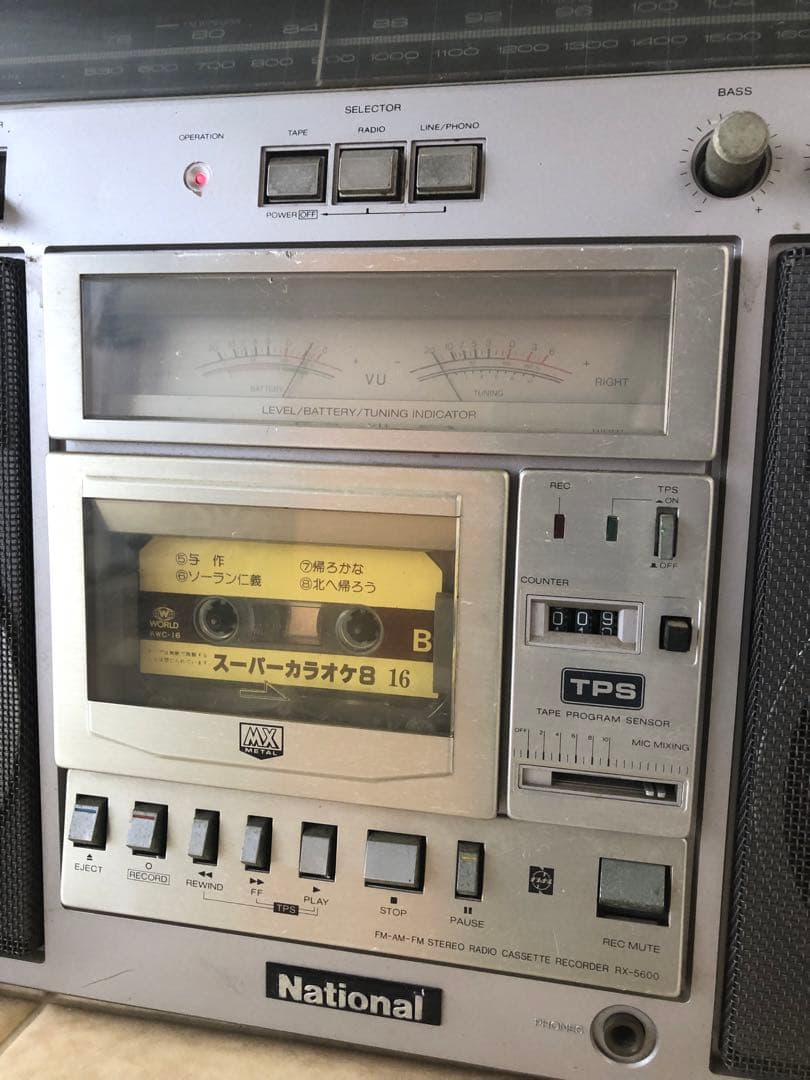 National RX-5600 ラジカセ(G37)