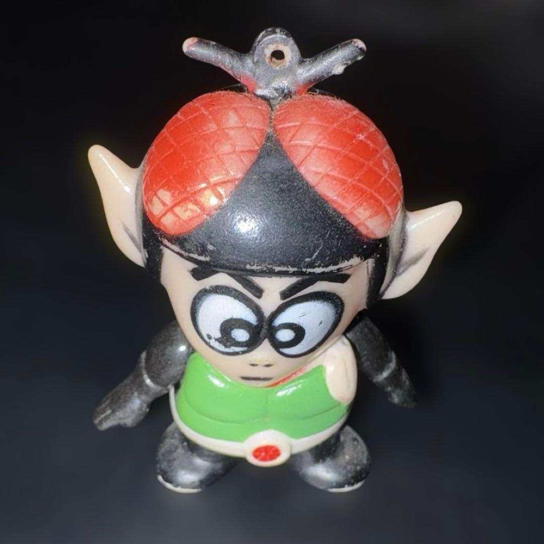 仮面ノリダー ソフビ当時物　とんねるずのみなさんのおかげです　約7cm