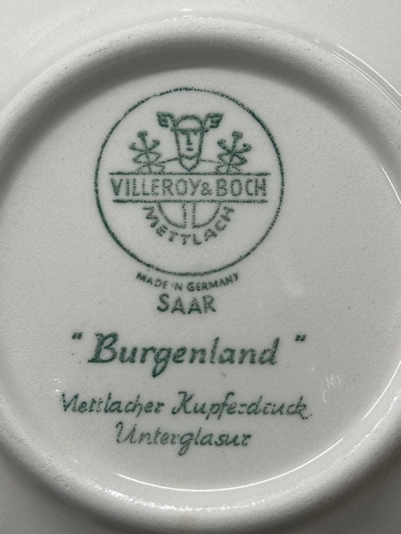 【VINTAGE】Villeroy&Boch ブルゲンラント　ボウル　5P