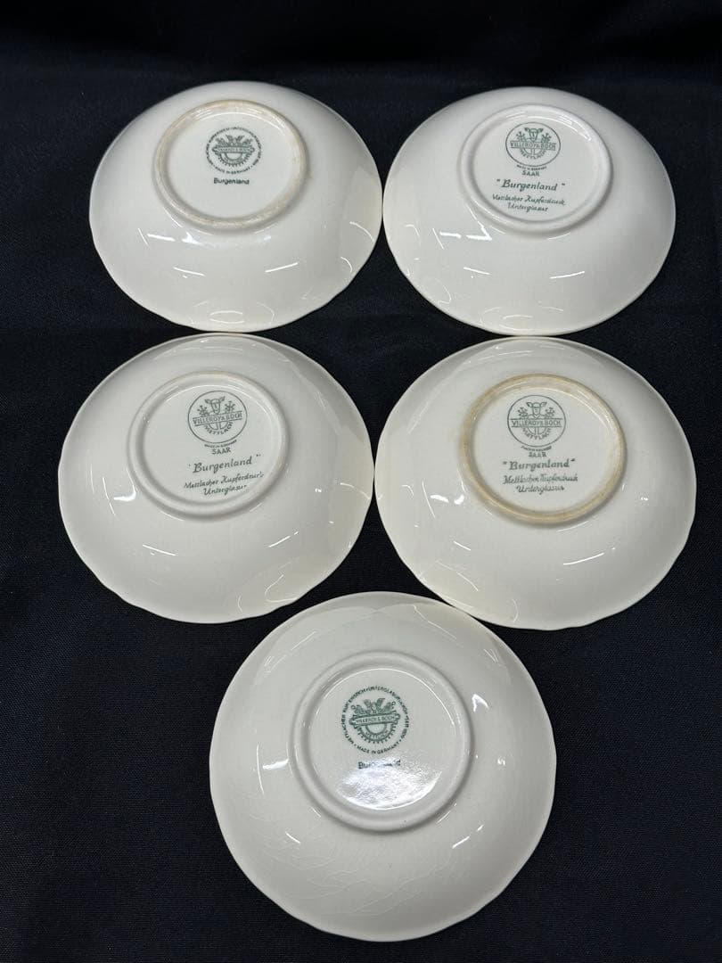 【VINTAGE】Villeroy&Boch ブルゲンラント　ボウル　5P