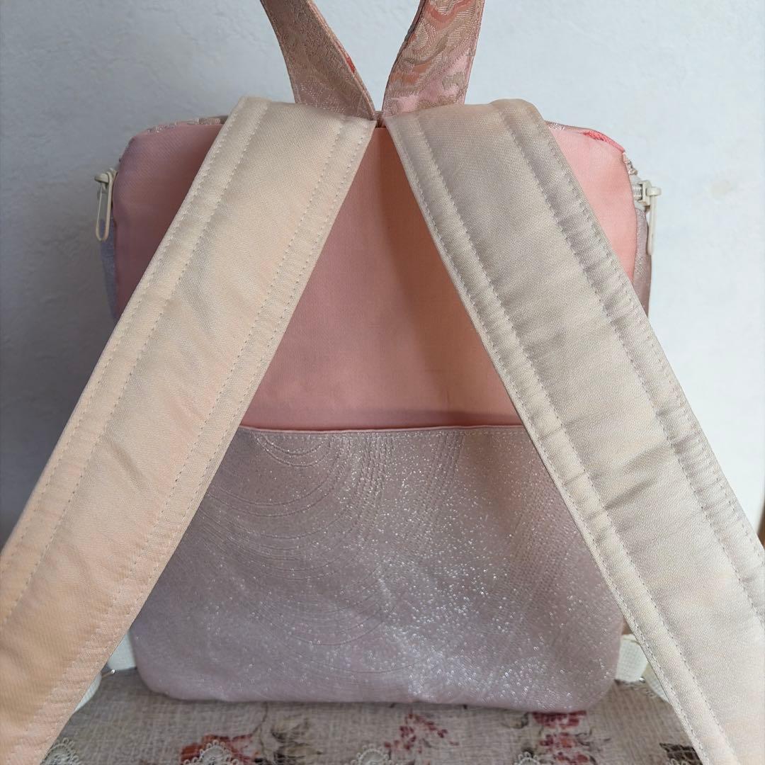 帯リメイクリュック 1-45