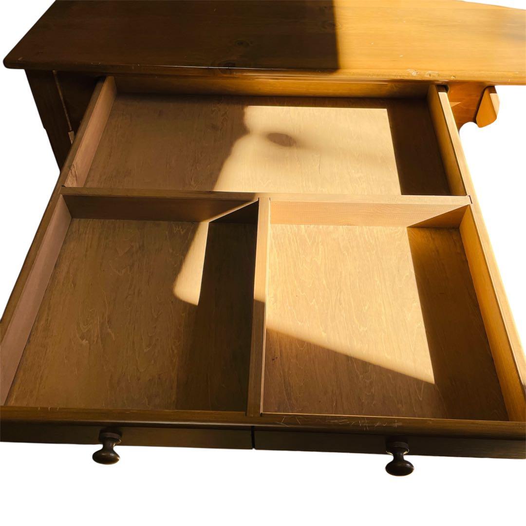 送料無料 enfant アンファン 学習机 書斎机 作業机 カントリー 家具